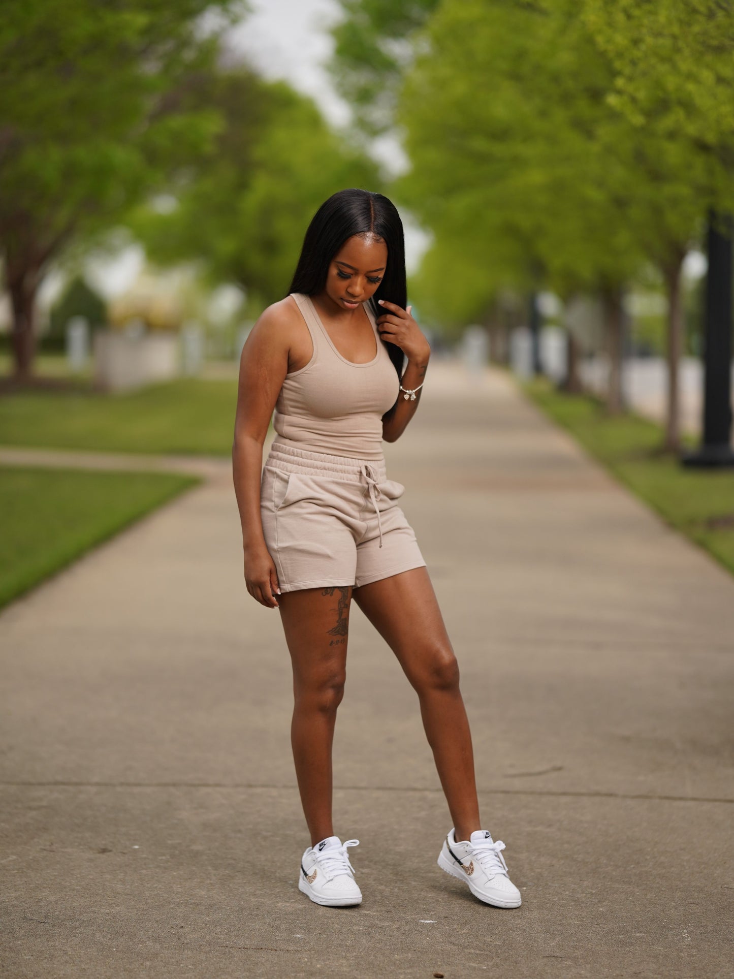 Essential Cotton Shorts - Ash Mocha
