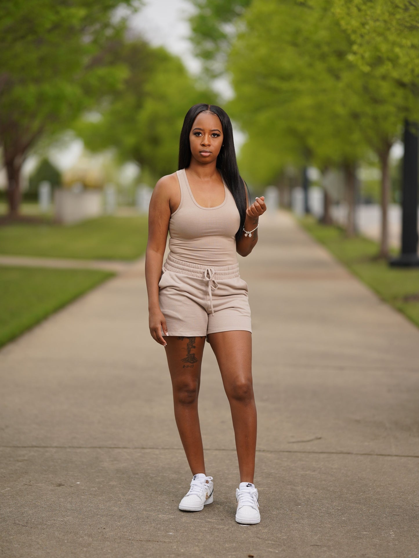 Essential Cotton Shorts - Ash Mocha