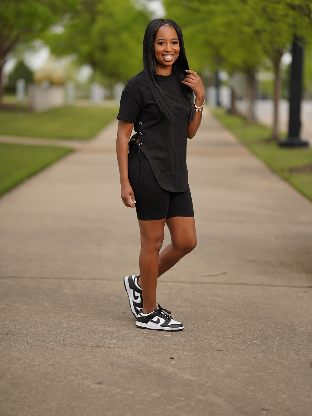 Never Basic Short Set - Black