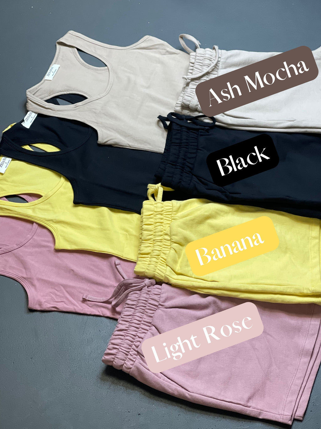 Essential Cotton Shorts - Banana