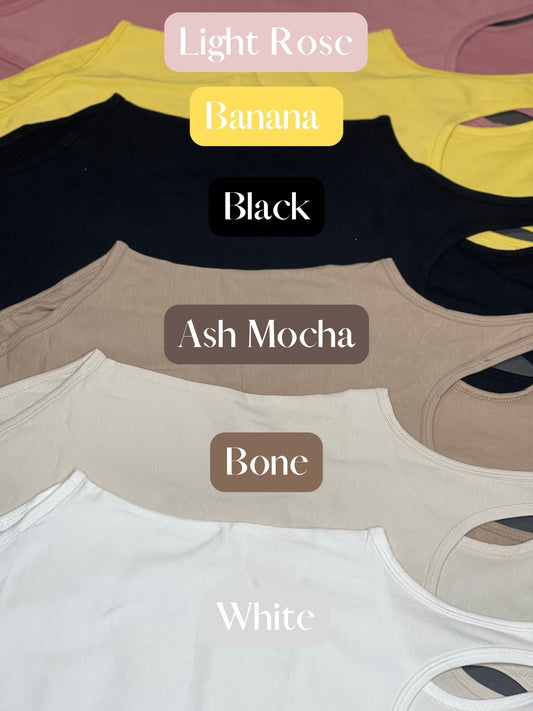 Basic Cotton Bodysuit (6 Colors)