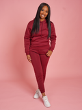 Essential Jogger Set - Burgundy